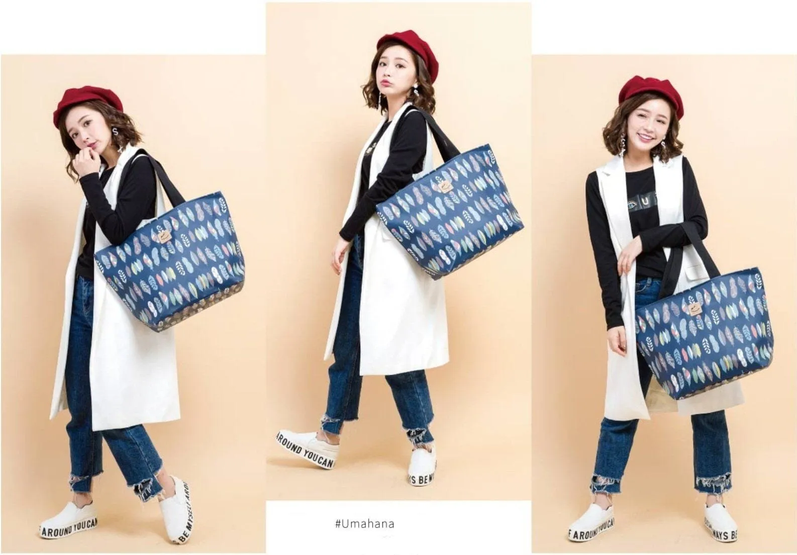 Blue London Large Travel Tote