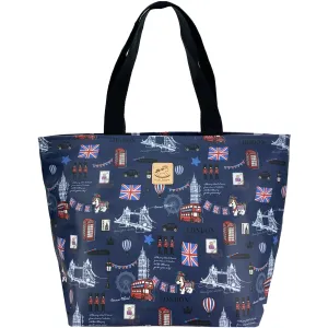 Blue London Large Travel Tote