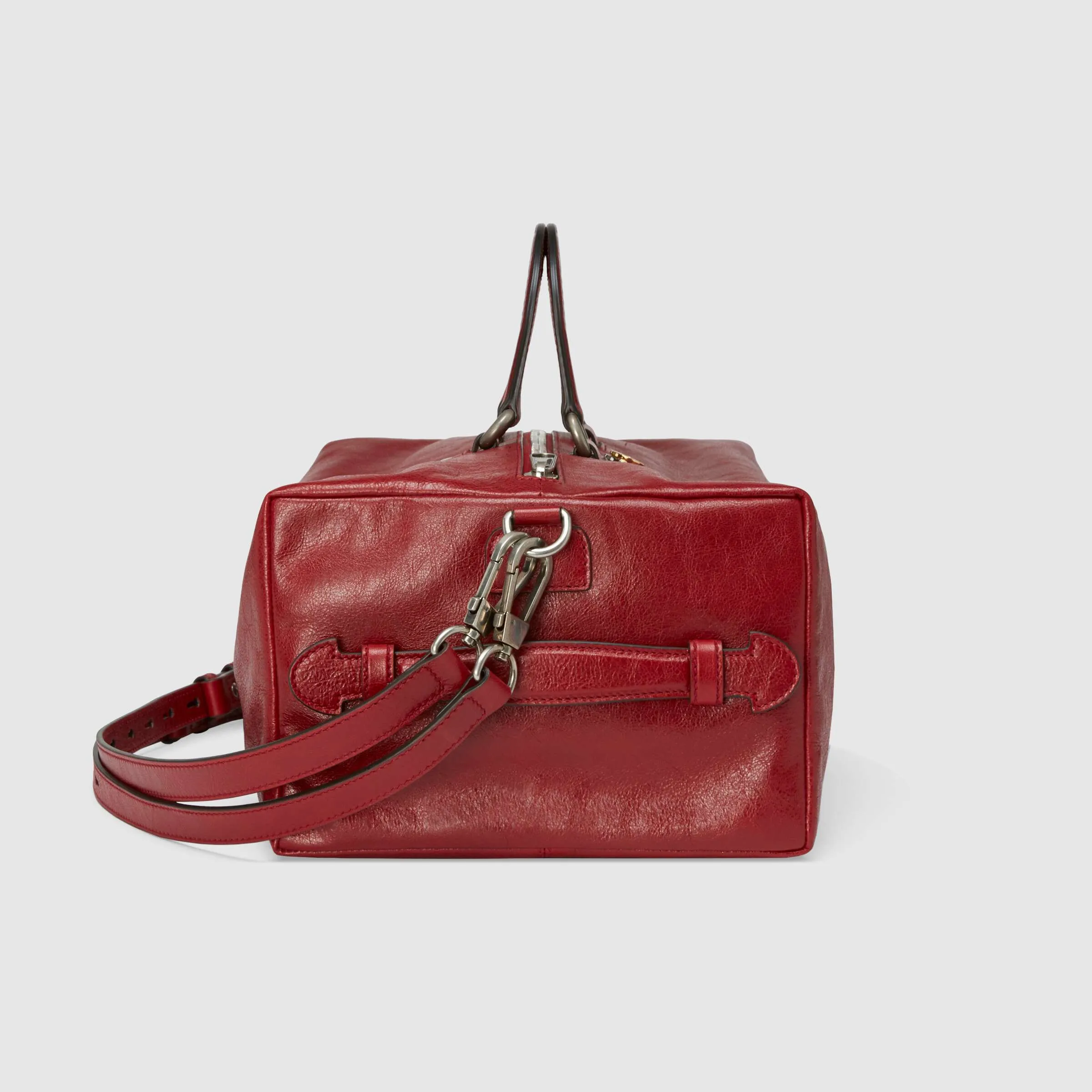 Gucci Soft Leather Backpack Red