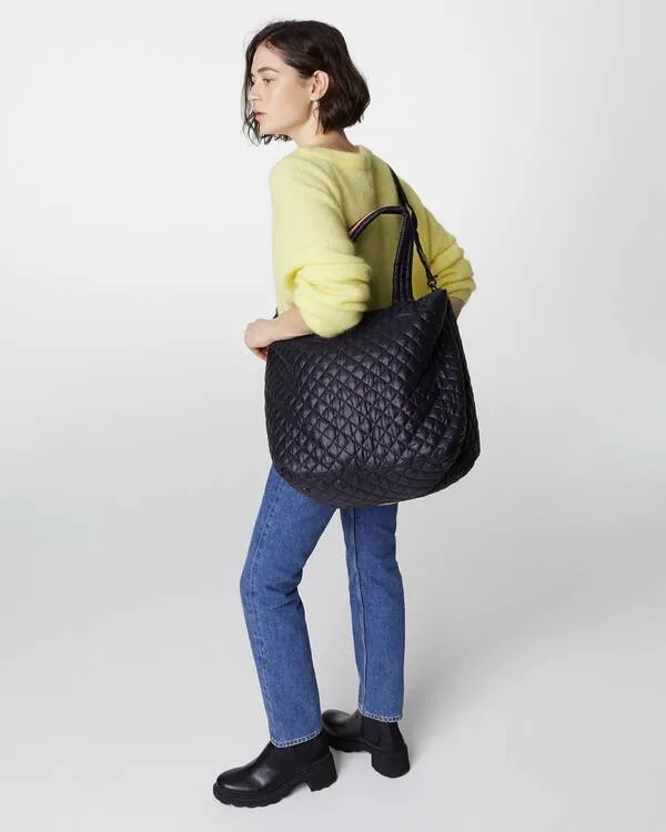 Large Metro Tote Deluxe Black
