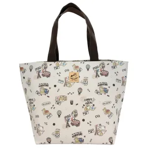 Pink Corgi Adventure Large Travel Tote