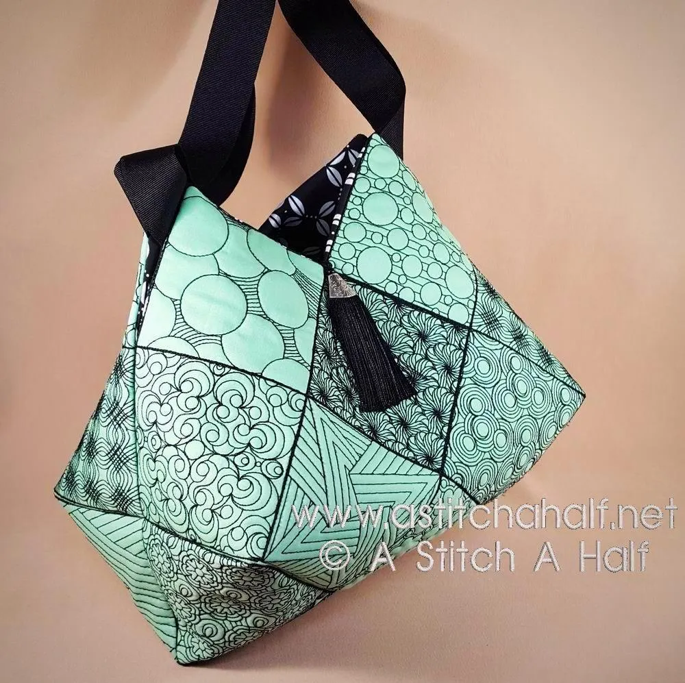 Reiko Japanese Quilt Blocks and Tote Bag