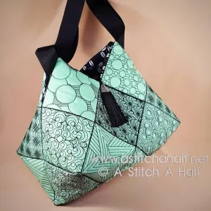 Reiko Japanese Quilt Blocks and Tote Bag