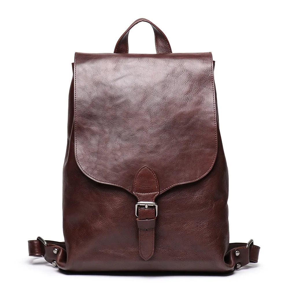 Retro Persoanal Design Leather Backpack L9019