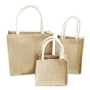 Vintage Linen Tote Bag for Women – Large Capacity Reusable Shopping & Travel Bag