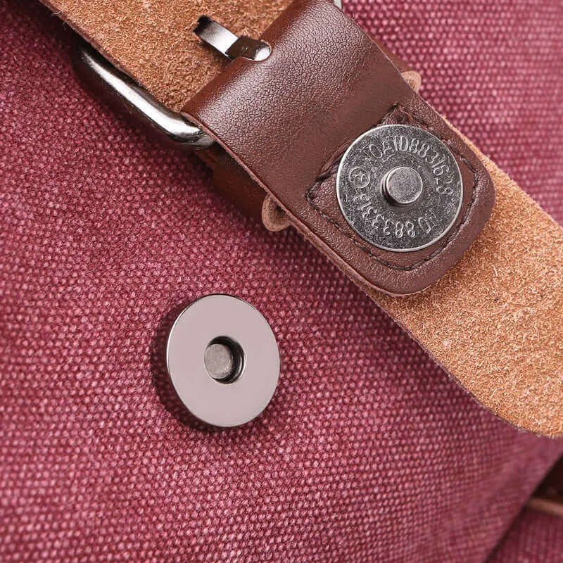 Vintage Style Canvas Backpack 14L