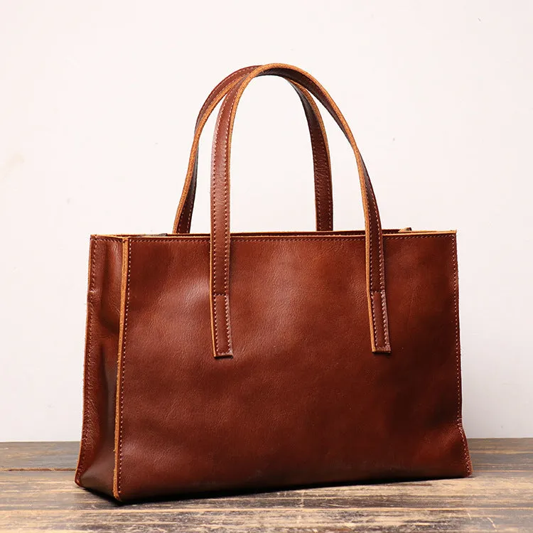 Vintage Women Leather Small Square Handbags L9017